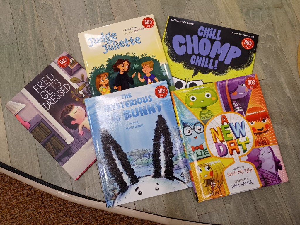 5 Picture books for review this month